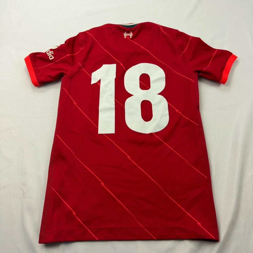 Nike Liverpool FC Jersey Mens Small Red 2021-22 Home Kit #18 DB2568-688